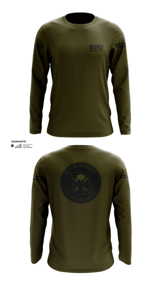 Long Sleeve Performance Shirt, North Missouri Drug Task Force, Police, Teamtime, Team time, sublimation, custom sports apparel, team uniforms, spirit wear, spiritwear, sports uniforms, custom shirts, team store, custom team store, fundraiser sports, apparel fundraiser