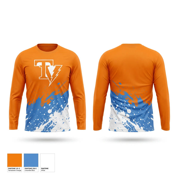 Long Sleeve Performance Shirt, Texas Volts, Softball, Teamtime, Team time, sublimation, custom sports apparel, team uniforms, spirit wear, spiritwear, sports uniforms, custom shirts, team store, custom team store, fundraiser sports, apparel fundraiser