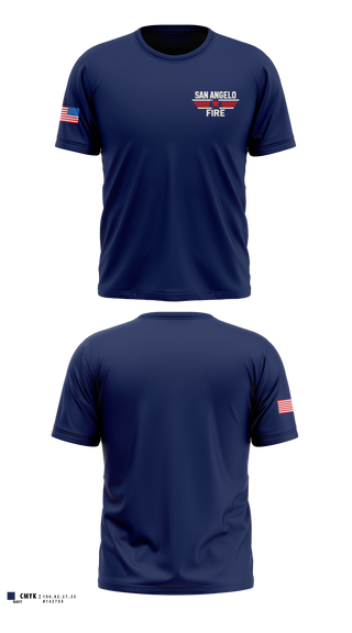 Short Sleeve Performance Shirt, San Angelo Fire Department, Fire Department, Teamtime, Team time, sublimation, custom sports apparel, team uniforms, spirit wear, spiritwear, sports uniforms, custom shirts, team store, custom team store, fundraiser sports, apparel fundraiser