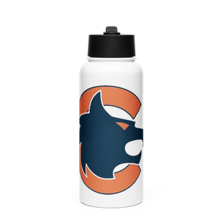 Caldera High School Cheer 73938170 Stainless Steel Water Bottle with a Straw Lid