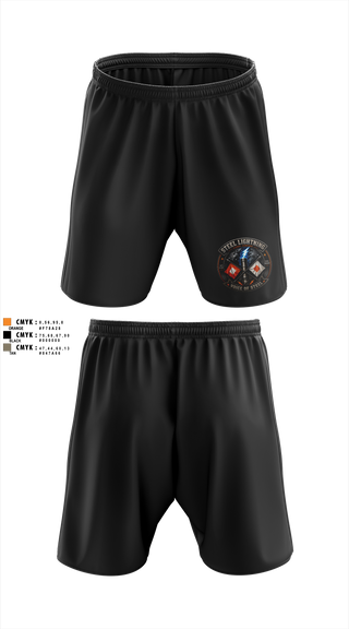 Athletic Shorts With Pockets, 206 Steel Lightning, Army, Teamtime, Team time, sublimation, custom sports apparel, team uniforms, spirit wear, spiritwear, sports uniforms, custom shirts, team store, custom team store, fundraiser sports, apparel fundraiser