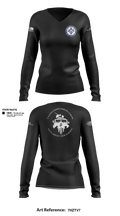 Maintenance Service Company 9999533 Women's Long Sleeve V-neck Shirt - 1