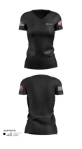 Elkader Police Department 47615831 Women's Short Sleeve V-neck Shirt - 30