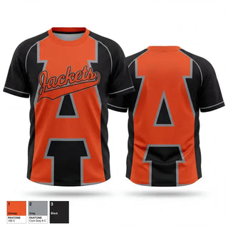 Soft Poly Tee Cotton Like Feel, Yellow Jackets, Men's Basketball, Teamtime, Team time, sublimation, custom sports apparel, team uniforms, spirit wear, spiritwear, sports uniforms, custom shirts, team store, custom team store, fundraiser sports, apparel fundraiser