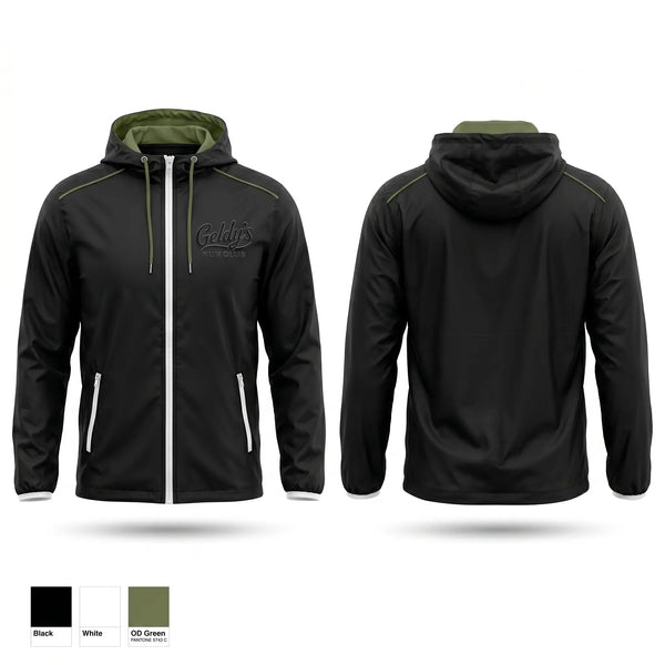 Windbreaker, Geldy’s Run Club, Cross Country, Teamtime, Team time, sublimation, custom sports apparel, team uniforms, spirit wear, spiritwear, sports uniforms, custom shirts, team store, custom team store, fundraiser sports, apparel fundraiser