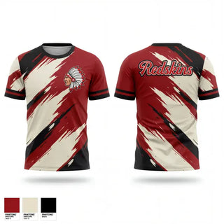 Old School Cotton Feel Shirt, Kingston Redskins, Baseball, Teamtime, Team time, sublimation, custom sports apparel, team uniforms, spirit wear, spiritwear, sports uniforms, custom shirts, team store, custom team store, fundraiser sports, apparel fundraiser