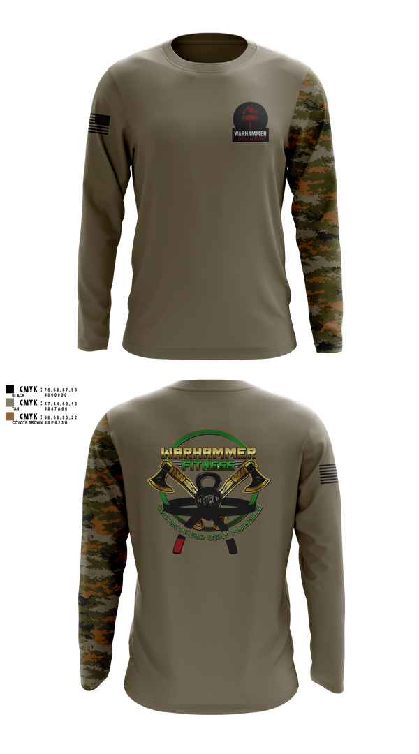 Long Sleeve Rash Guard Shirt, Warhammer Fitness, , Teamtime, Team time, sublimation, custom sports apparel, team uniforms, spirit wear, spiritwear, sports uniforms, custom shirts, team store, custom team store, fundraiser sports, apparel fundraiser