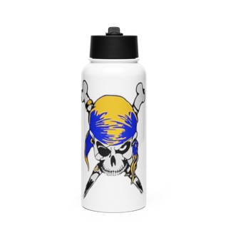 Moapa Valley High School Softball 26366075 Stainless Steel Water Bottle with a Straw Lid