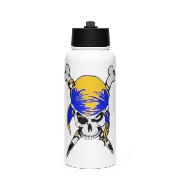 Moapa Valley High School Softball 26366075 Stainless Steel Water Bottle with a Straw Lid