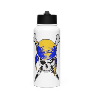 Ito Folch 13599033 Stainless Steel Water Bottle with a Straw Lid