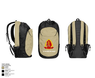 Gear Bag, 1st Bn 2mar 2nd MarDiv, , Teamtime, Team time, sublimation, custom sports apparel, team uniforms, spirit wear, spiritwear, sports uniforms, custom shirts, team store, custom team store, fundraiser sports, apparel fundraiser