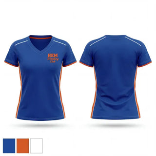 Womens Short Sleeve Vneck Shirt, HEM Wrestling Club, Wrestling, Teamtime, Team time, sublimation, custom sports apparel, team uniforms, spirit wear, spiritwear, sports uniforms, custom shirts, team store, custom team store, fundraiser sports, apparel fundraiser