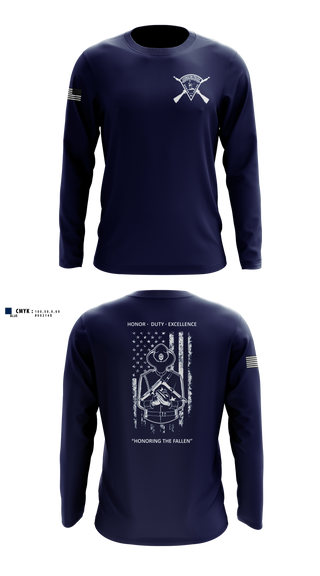 Long Sleeve Performance Shirt, Lexington Police Honor Guard, Police, Teamtime, Team time, sublimation, custom sports apparel, team uniforms, spirit wear, spiritwear, sports uniforms, custom shirts, team store, custom team store, fundraiser sports, apparel fundraiser