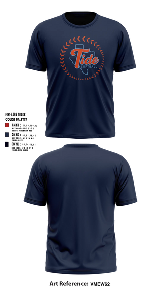 Short Sleeve Performance Shirt, Texas Tide, Softball, Teamtime, Team time, sublimation, custom sports apparel, team uniforms, spirit wear, spiritwear, sports uniforms, custom shirts, team store, custom team store, fundraiser sports, apparel fundraiser