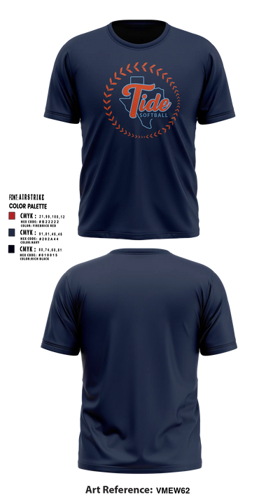 Texas Tide Short Sleeve Performance Shirt - 6