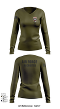 336 RCS F Flight 15570054 Women's Long Sleeve V-neck Shirt - 101