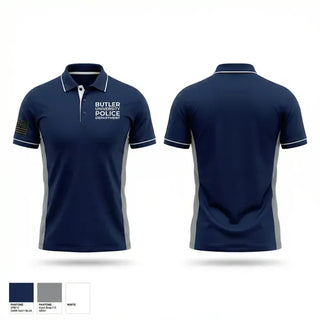 Short Sleeve Performance Polo, Butler University Police Department, Police, Teamtime, Team time, sublimation, custom sports apparel, team uniforms, spirit wear, spiritwear, sports uniforms, custom shirts, team store, custom team store, fundraiser sports, apparel fundraiser