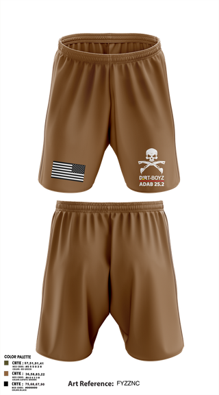 Athletic Shorts With Pockets, DirtBoyz, Air Force, Teamtime, Team time, sublimation, custom sports apparel, team uniforms, spirit wear, spiritwear, sports uniforms, custom shirts, team store, custom team store, fundraiser sports, apparel fundraiser