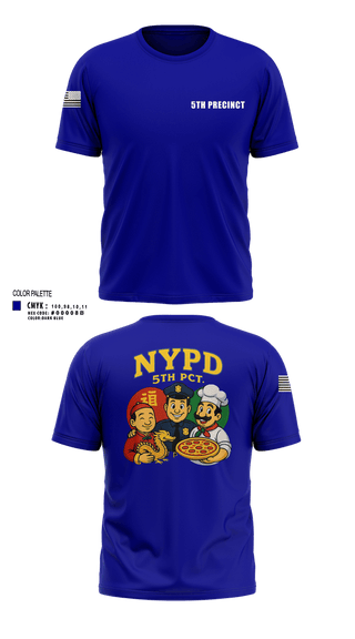 Short Sleeve Performance Shirt, 5th Precinct, Police, Teamtime, Team time, sublimation, custom sports apparel, team uniforms, spirit wear, spiritwear, sports uniforms, custom shirts, team store, custom team store, fundraiser sports, apparel fundraiser