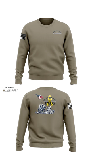Crew Neck Sweatshirt, USS IWO JIMA LHD7 FRG, , Teamtime, Team time, sublimation, custom sports apparel, team uniforms, spirit wear, spiritwear, sports uniforms, custom shirts, team store, custom team store, fundraiser sports, apparel fundraiser