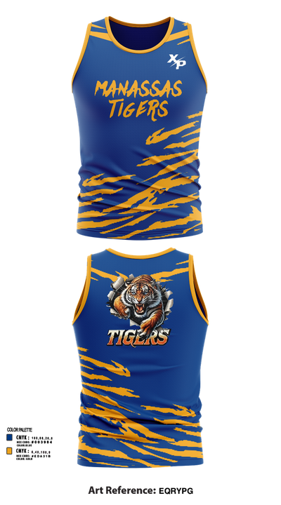 Manassas Tigers 52389301 Tank Top - 1
