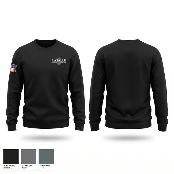 Crew Neck Sweatshirt, Lasalle, Police, Teamtime, Team time, sublimation, custom sports apparel, team uniforms, spirit wear, spiritwear, sports uniforms, custom shirts, team store, custom team store, fundraiser sports, apparel fundraiser
