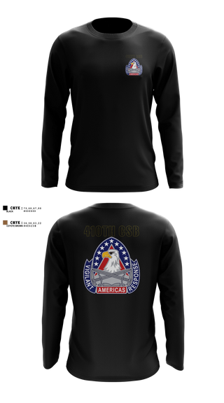 Long Sleeve Performance Shirt, 410th Contracting Support Brigade, Army, Teamtime, Team time, sublimation, custom sports apparel, team uniforms, spirit wear, spiritwear, sports uniforms, custom shirts, team store, custom team store, fundraiser sports, apparel fundraiser