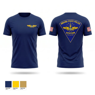 Short Sleeve Performance Shirt, Indiana State Police Aviation Unit, Police, Teamtime, Team time, sublimation, custom sports apparel, team uniforms, spirit wear, spiritwear, sports uniforms, custom shirts, team store, custom team store, fundraiser sports, apparel fundraiser