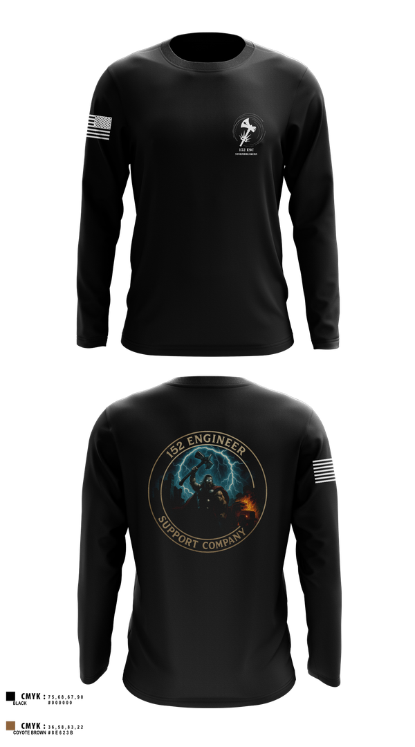 Long Sleeve Performance Shirt, 152 ESC, , Teamtime, Team time, sublimation, custom sports apparel, team uniforms, spirit wear, spiritwear, sports uniforms, custom shirts, team store, custom team store, fundraiser sports, apparel fundraiser