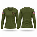 17 Judicial Circuit District Attorney Office Women's Long Sleeve V-neck Shirt - 1
