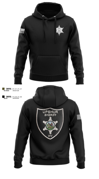 Hoodie, Upshur County Sheriff’s Office, Police, Teamtime, Team time, sublimation, custom sports apparel, team uniforms, spirit wear, spiritwear, sports uniforms, custom shirts, team store, custom team store, fundraiser sports, apparel fundraiser