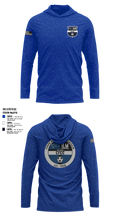 Cape Fear Community College Soccer 4526696 Long Sleeve Performance Shirt with hood - 550