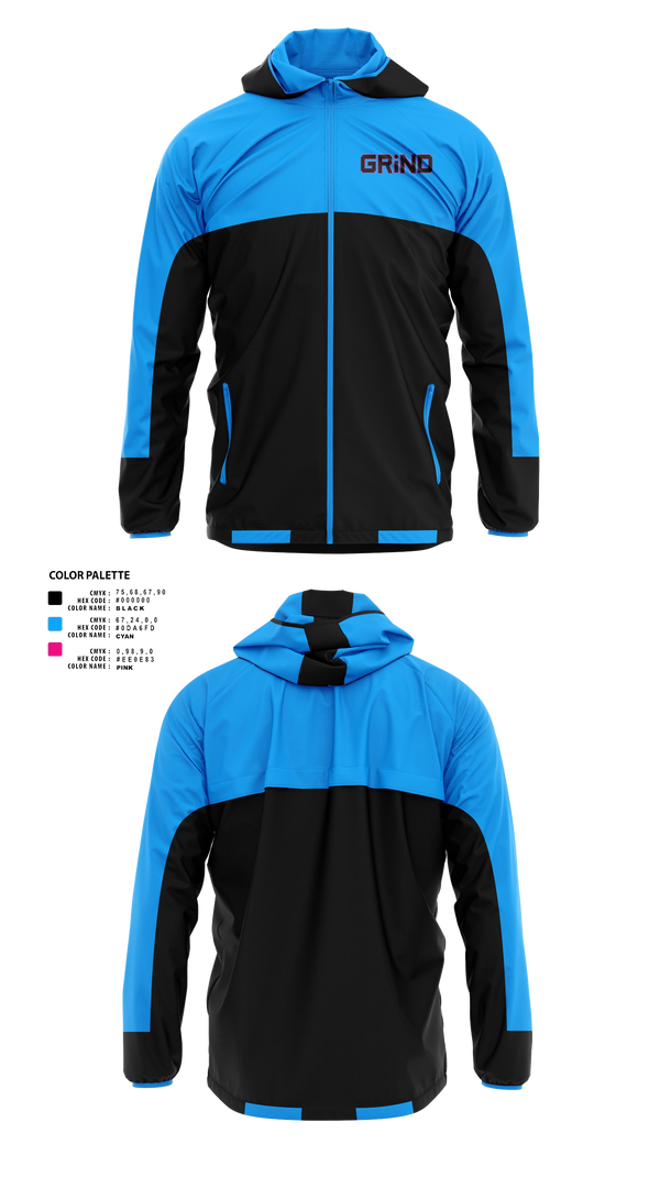 Windbreaker, LA GRiND, Baseball, Teamtime, Team time, sublimation, custom sports apparel, team uniforms, spirit wear, spiritwear, sports uniforms, custom shirts, team store, custom team store, fundraiser sports, apparel fundraiser