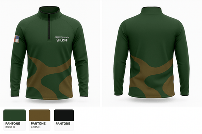 Greene County Sheriff 8968351 Quarter Zip Jacket - 1