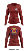 122nd Special Troop Command 82504927 Women's Long Sleeve V-neck Shirt - 23