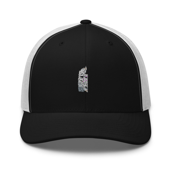 Burgundy Blazers Retro Trucker Hat | Yupoong 6606