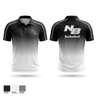 Short Sleeve Performance Polo, North Buncombe Blackhawks, Men's Basketball, Teamtime, Team time, sublimation, custom sports apparel, team uniforms, spirit wear, spiritwear, sports uniforms, custom shirts, team store, custom team store, fundraiser sports, apparel fundraiser