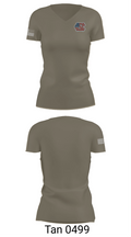 A-Gang 90344345 Women's Short Sleeve V-neck Shirt - 65