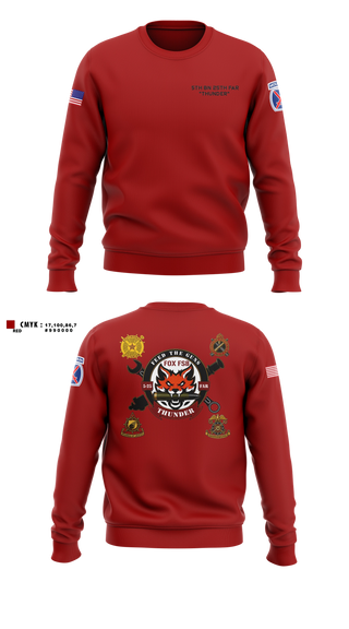 Crew Neck Sweatshirt, F FSB, 5-25 FAR, Army, Teamtime, Team time, sublimation, custom sports apparel, team uniforms, spirit wear, spiritwear, sports uniforms, custom shirts, team store, custom team store, fundraiser sports, apparel fundraiser