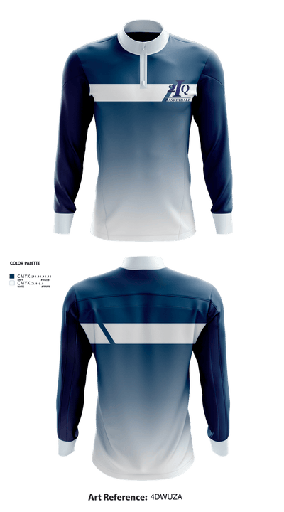 2IQ Basketball 33795266 Quarter Zip Jacket - 1