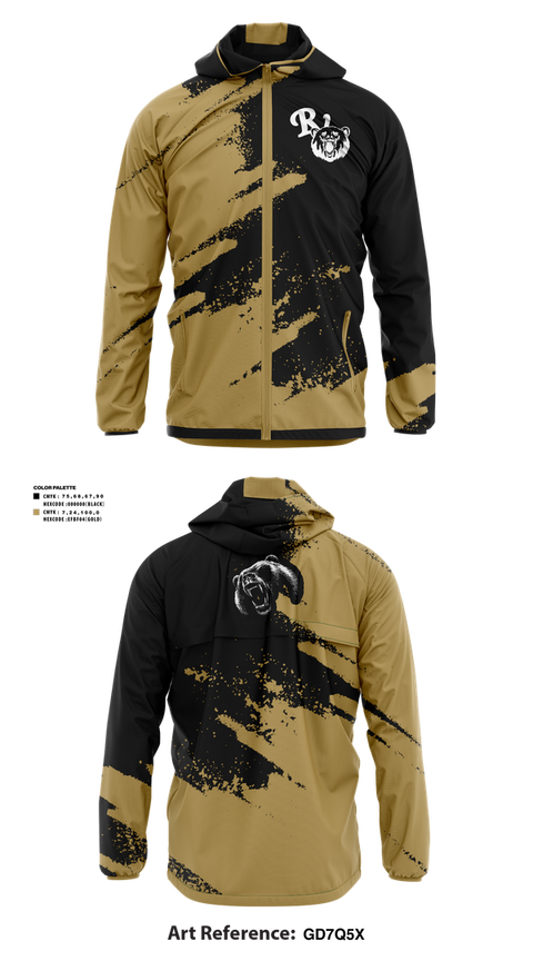 Windbreaker, River View Black Bears, Swimming, Teamtime, Team time, sublimation, custom sports apparel, team uniforms, spirit wear, spiritwear, sports uniforms, custom shirts, team store, custom team store, fundraiser sports, apparel fundraiser