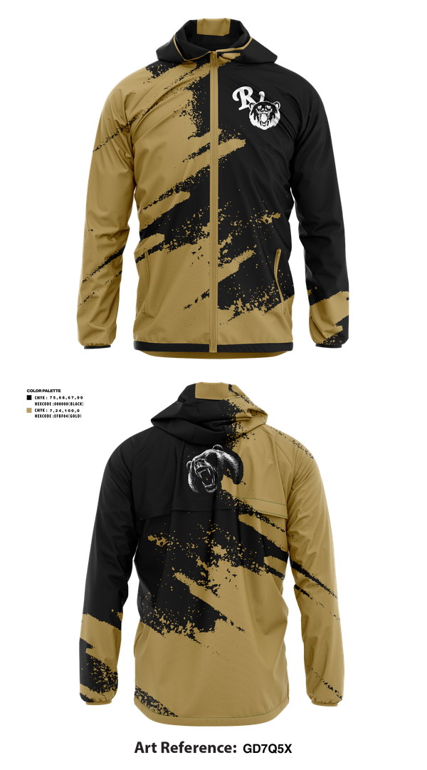 Windbreaker, River View Black Bears, Swimming, Teamtime, Team time, sublimation, custom sports apparel, team uniforms, spirit wear, spiritwear, sports uniforms, custom shirts, team store, custom team store, fundraiser sports, apparel fundraiser