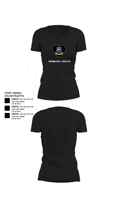 Freedom BTRY, 1-320th FAR 56639766 Women's Short Sleeve V-neck Shirt - 24