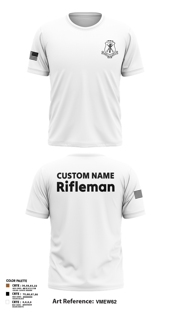 Short Sleeve Performance Shirt, Pershing Rifles, Army, Teamtime, Team time, sublimation, custom sports apparel, team uniforms, spirit wear, spiritwear, sports uniforms, custom shirts, team store, custom team store, fundraiser sports, apparel fundraiser