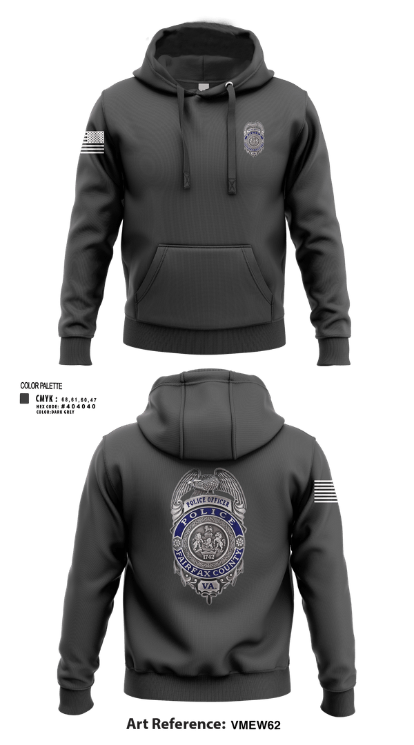 Hoodie, Reston Midnights B Squad, Police, Teamtime, Team time, sublimation, custom sports apparel, team uniforms, spirit wear, spiritwear, sports uniforms, custom shirts, team store, custom team store, fundraiser sports, apparel fundraiser