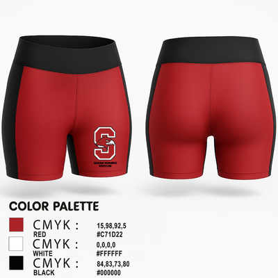 Saranac RedHawks (Saranac Wrestling Club) Women's Shorts - 1