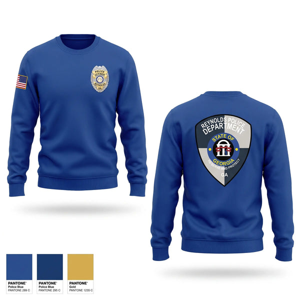 Crew Neck Sweatshirt, Reynolds Police Department, Police, Teamtime, Team time, sublimation, custom sports apparel, team uniforms, spirit wear, spiritwear, sports uniforms, custom shirts, team store, custom team store, fundraiser sports, apparel fundraiser