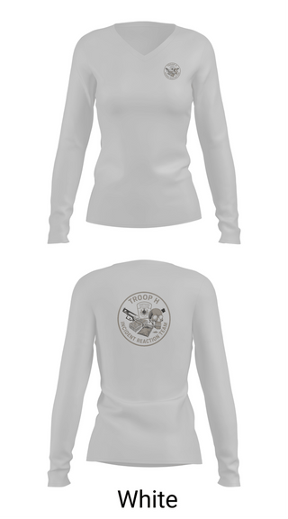 Womens Long Sleeve Vneck Shirt, IRT, Police, Teamtime, Team time, sublimation, custom sports apparel, team uniforms, spirit wear, spiritwear, sports uniforms, custom shirts, team store, custom team store, fundraiser sports, apparel fundraiser