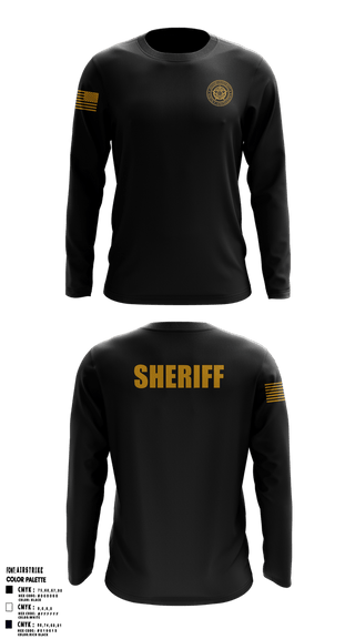 Long Sleeve Performance Shirt, Webster County Sheriff's Office, Police, Teamtime, Team time, sublimation, custom sports apparel, team uniforms, spirit wear, spiritwear, sports uniforms, custom shirts, team store, custom team store, fundraiser sports, apparel fundraiser