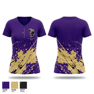 Womens Short Sleeve Vneck Shirt, Jurupa Hills HS, Softball, Teamtime, Team time, sublimation, custom sports apparel, team uniforms, spirit wear, spiritwear, sports uniforms, custom shirts, team store, custom team store, fundraiser sports, apparel fundraiser
